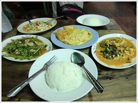 タイの屋台料理